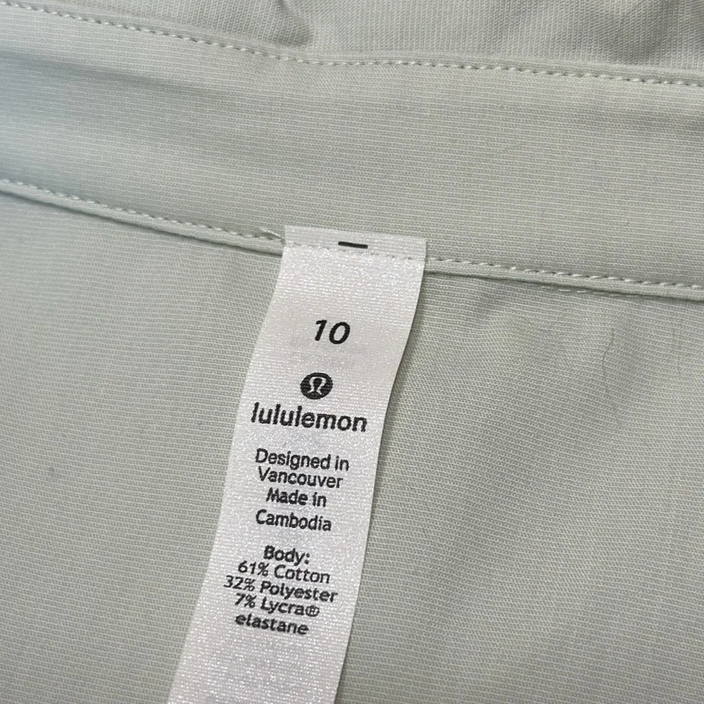Lululemon Full‎ Day Ahead Button Up